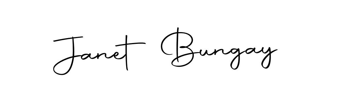 Make a beautiful signature design for name Janet Bungay. With this signature (Autography-DOLnW) style, you can create a handwritten signature for free. Janet Bungay signature style 10 images and pictures png