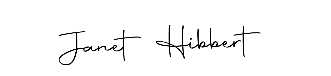 Make a beautiful signature design for name Janet Hibbert. With this signature (Autography-DOLnW) style, you can create a handwritten signature for free. Janet Hibbert signature style 10 images and pictures png