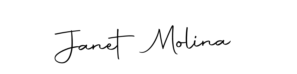 Make a beautiful signature design for name Janet Molina. With this signature (Autography-DOLnW) style, you can create a handwritten signature for free. Janet Molina signature style 10 images and pictures png