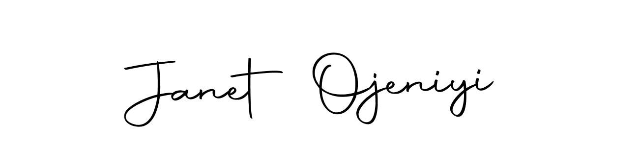 How to make Janet Ojeniyi signature? Autography-DOLnW is a professional autograph style. Create handwritten signature for Janet Ojeniyi name. Janet Ojeniyi signature style 10 images and pictures png