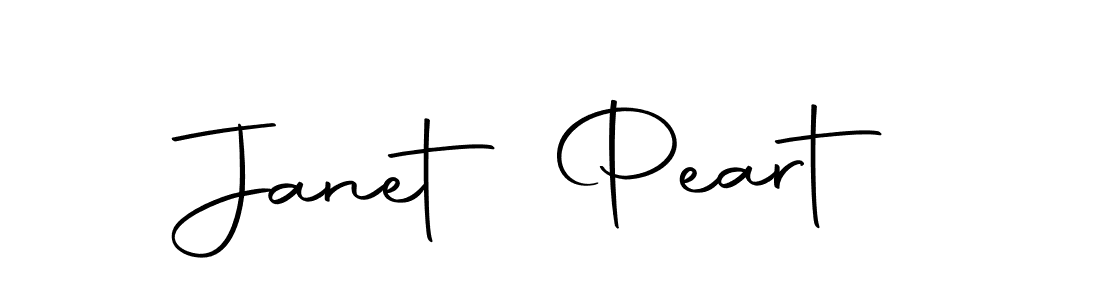 Use a signature maker to create a handwritten signature online. With this signature software, you can design (Autography-DOLnW) your own signature for name Janet Peart. Janet Peart signature style 10 images and pictures png