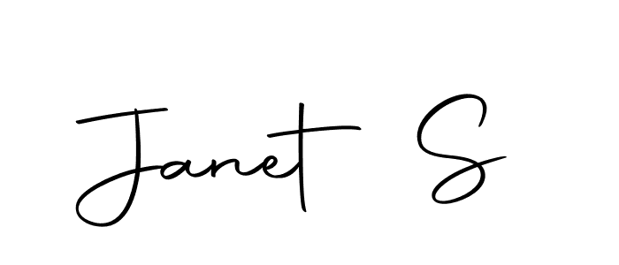 if you are searching for the best signature style for your name Janet S. so please give up your signature search. here we have designed multiple signature styles  using Autography-DOLnW. Janet S signature style 10 images and pictures png