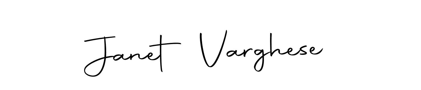 Use a signature maker to create a handwritten signature online. With this signature software, you can design (Autography-DOLnW) your own signature for name Janet Varghese. Janet Varghese signature style 10 images and pictures png