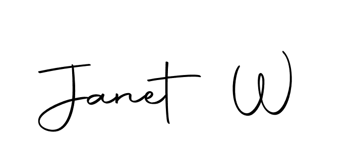 Also You can easily find your signature by using the search form. We will create Janet W name handwritten signature images for you free of cost using Autography-DOLnW sign style. Janet W signature style 10 images and pictures png