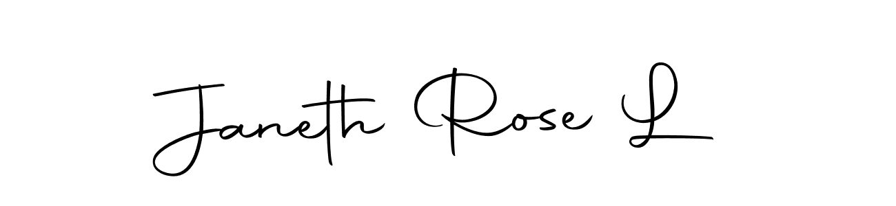 It looks lik you need a new signature style for name Janeth Rose L. Design unique handwritten (Autography-DOLnW) signature with our free signature maker in just a few clicks. Janeth Rose L signature style 10 images and pictures png