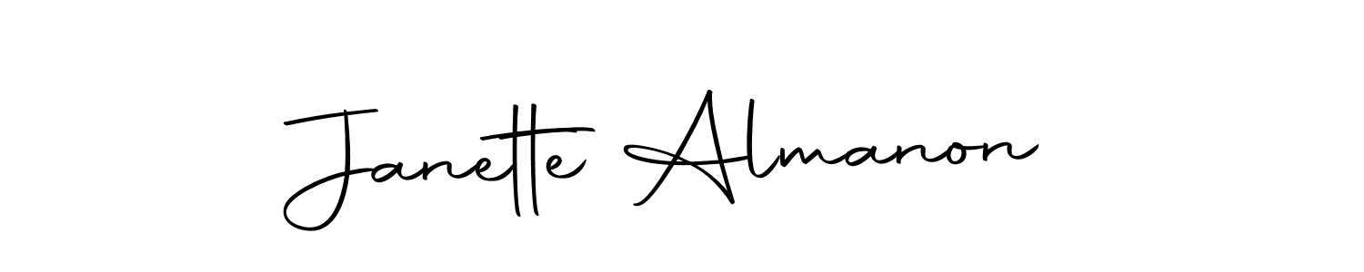 Here are the top 10 professional signature styles for the name Janette Almanon. These are the best autograph styles you can use for your name. Janette Almanon signature style 10 images and pictures png