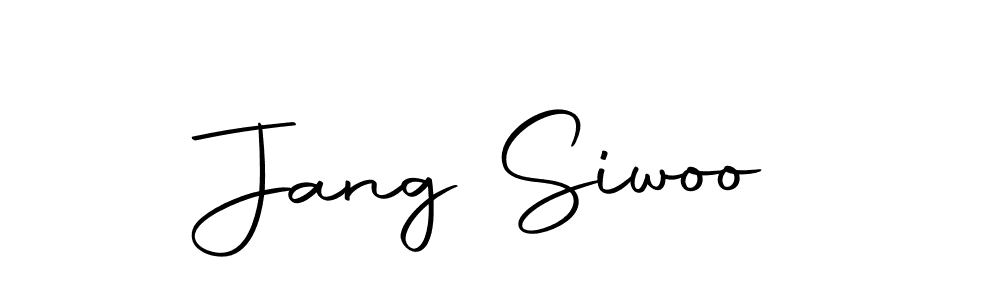 Use a signature maker to create a handwritten signature online. With this signature software, you can design (Autography-DOLnW) your own signature for name Jang Siwoo. Jang Siwoo signature style 10 images and pictures png