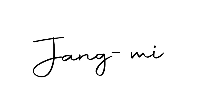 Make a beautiful signature design for name Jang-mi. With this signature (Autography-DOLnW) style, you can create a handwritten signature for free. Jang-mi signature style 10 images and pictures png