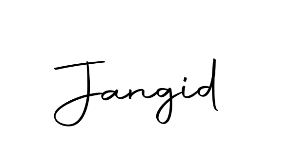 How to make Jangid name signature. Use Autography-DOLnW style for creating short signs online. This is the latest handwritten sign. Jangid signature style 10 images and pictures png