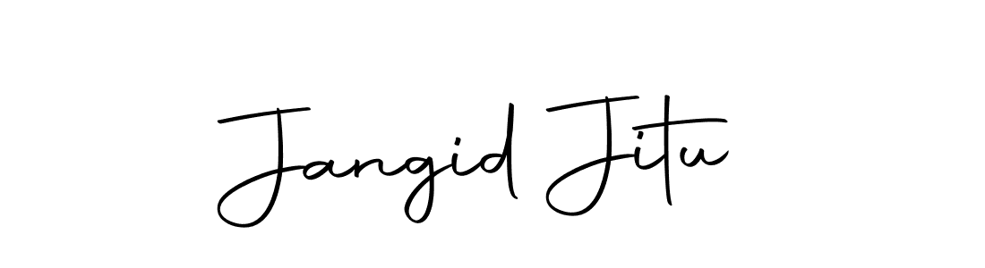 Once you've used our free online signature maker to create your best signature Autography-DOLnW style, it's time to enjoy all of the benefits that Jangid Jitu name signing documents. Jangid Jitu signature style 10 images and pictures png