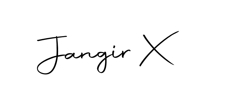 You should practise on your own different ways (Autography-DOLnW) to write your name (Jangir X) in signature. don't let someone else do it for you. Jangir X signature style 10 images and pictures png