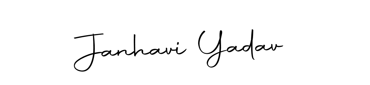 Make a beautiful signature design for name Janhavi Yadav. With this signature (Autography-DOLnW) style, you can create a handwritten signature for free. Janhavi Yadav signature style 10 images and pictures png