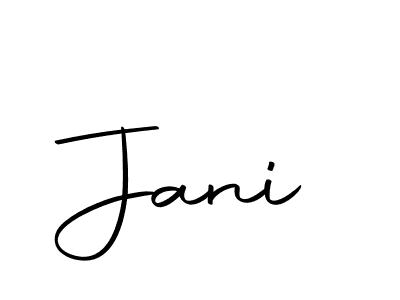 Design your own signature with our free online signature maker. With this signature software, you can create a handwritten (Autography-DOLnW) signature for name Jani. Jani signature style 10 images and pictures png