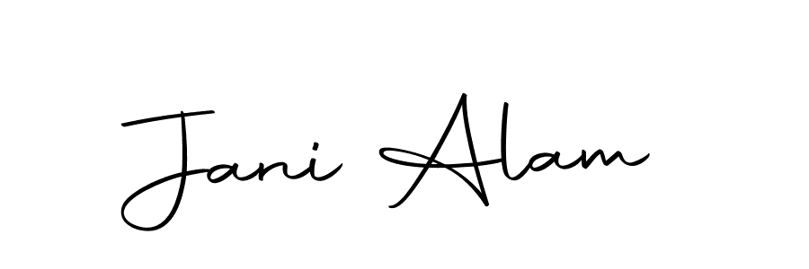 Jani Alam stylish signature style. Best Handwritten Sign (Autography-DOLnW) for my name. Handwritten Signature Collection Ideas for my name Jani Alam. Jani Alam signature style 10 images and pictures png