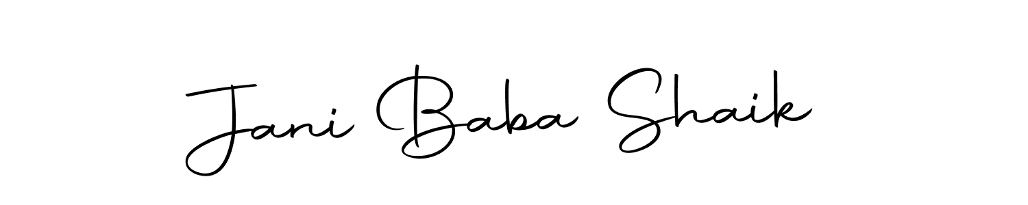 Autography-DOLnW is a professional signature style that is perfect for those who want to add a touch of class to their signature. It is also a great choice for those who want to make their signature more unique. Get Jani Baba Shaik name to fancy signature for free. Jani Baba Shaik signature style 10 images and pictures png