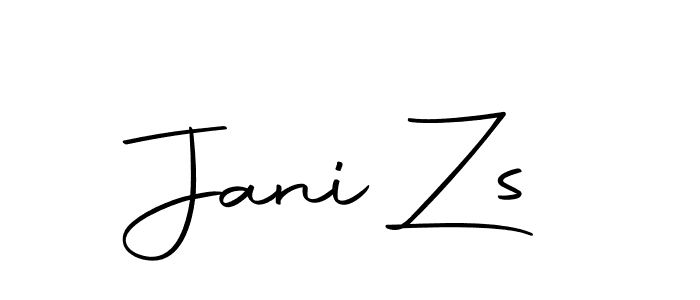 Use a signature maker to create a handwritten signature online. With this signature software, you can design (Autography-DOLnW) your own signature for name Jani Zs. Jani Zs signature style 10 images and pictures png