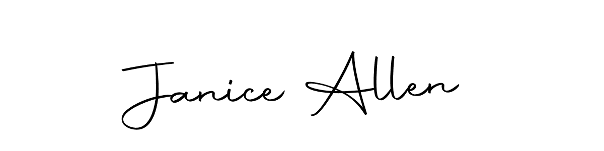 Design your own signature with our free online signature maker. With this signature software, you can create a handwritten (Autography-DOLnW) signature for name Janice Allen. Janice Allen signature style 10 images and pictures png