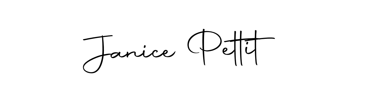 Make a beautiful signature design for name Janice Pettit. With this signature (Autography-DOLnW) style, you can create a handwritten signature for free. Janice Pettit signature style 10 images and pictures png