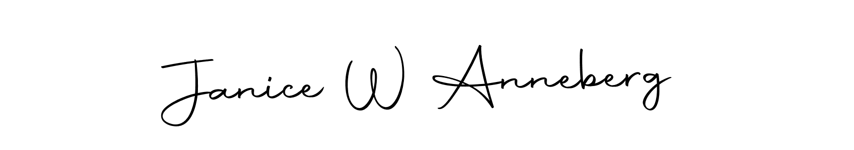 if you are searching for the best signature style for your name Janice W Anneberg. so please give up your signature search. here we have designed multiple signature styles  using Autography-DOLnW. Janice W Anneberg signature style 10 images and pictures png