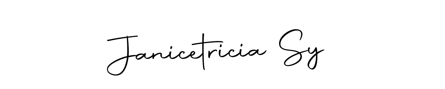 Here are the top 10 professional signature styles for the name Janicetricia Sy. These are the best autograph styles you can use for your name. Janicetricia Sy signature style 10 images and pictures png