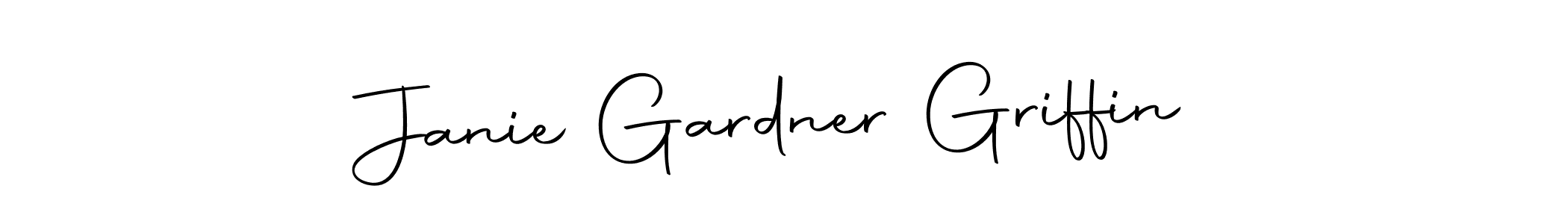 The best way (Autography-DOLnW) to make a short signature is to pick only two or three words in your name. The name Janie Gardner Griffin include a total of six letters. For converting this name. Janie Gardner Griffin signature style 10 images and pictures png