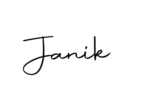 Janik stylish signature style. Best Handwritten Sign (Autography-DOLnW) for my name. Handwritten Signature Collection Ideas for my name Janik. Janik signature style 10 images and pictures png