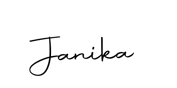 How to make Janika signature? Autography-DOLnW is a professional autograph style. Create handwritten signature for Janika name. Janika signature style 10 images and pictures png