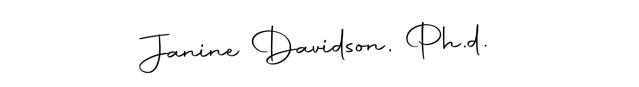 Make a beautiful signature design for name Janine Davidson, Ph.d.. Use this online signature maker to create a handwritten signature for free. Janine Davidson, Ph.d. signature style 10 images and pictures png