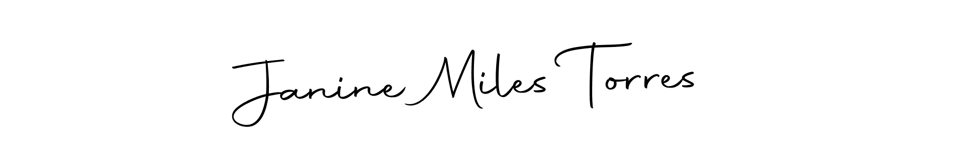 It looks lik you need a new signature style for name Janine Miles Torres. Design unique handwritten (Autography-DOLnW) signature with our free signature maker in just a few clicks. Janine Miles Torres signature style 10 images and pictures png