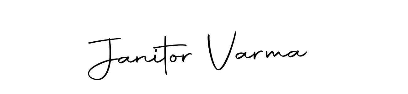 Here are the top 10 professional signature styles for the name Janitor Varma. These are the best autograph styles you can use for your name. Janitor Varma signature style 10 images and pictures png