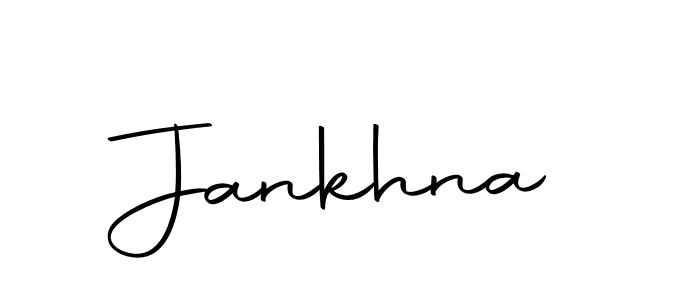 Make a beautiful signature design for name Jankhna. Use this online signature maker to create a handwritten signature for free. Jankhna signature style 10 images and pictures png