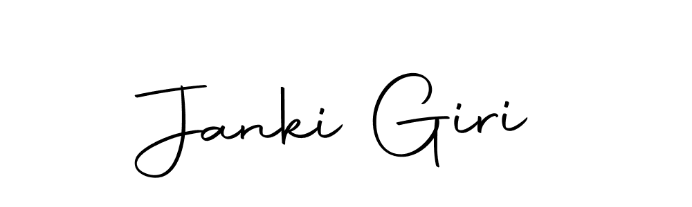 How to make Janki Giri name signature. Use Autography-DOLnW style for creating short signs online. This is the latest handwritten sign. Janki Giri signature style 10 images and pictures png