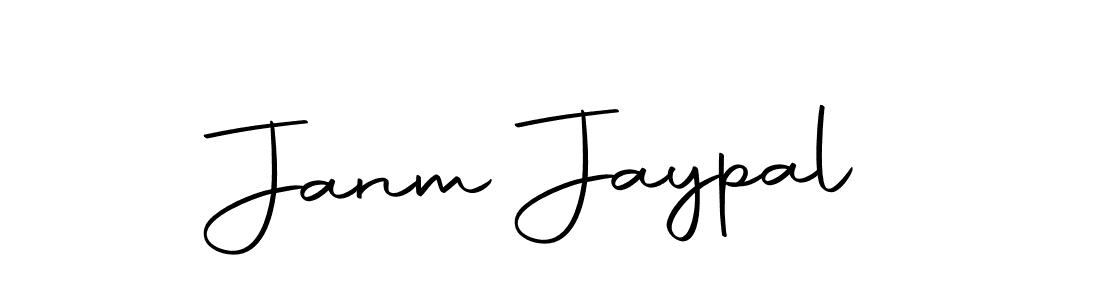 Create a beautiful signature design for name Janm Jaypal. With this signature (Autography-DOLnW) fonts, you can make a handwritten signature for free. Janm Jaypal signature style 10 images and pictures png