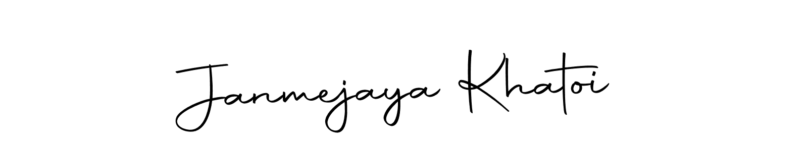 Create a beautiful signature design for name Janmejaya Khatoi. With this signature (Autography-DOLnW) fonts, you can make a handwritten signature for free. Janmejaya Khatoi signature style 10 images and pictures png