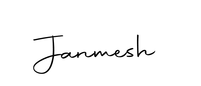 Use a signature maker to create a handwritten signature online. With this signature software, you can design (Autography-DOLnW) your own signature for name Janmesh. Janmesh signature style 10 images and pictures png