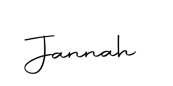 Design your own signature with our free online signature maker. With this signature software, you can create a handwritten (Autography-DOLnW) signature for name Jannah. Jannah signature style 10 images and pictures png