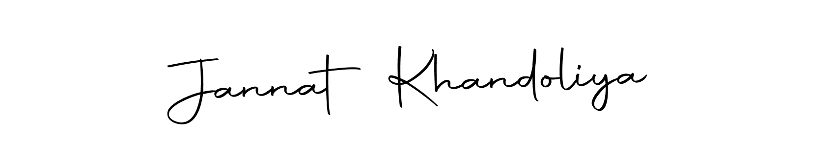 Also You can easily find your signature by using the search form. We will create Jannat Khandoliya name handwritten signature images for you free of cost using Autography-DOLnW sign style. Jannat Khandoliya signature style 10 images and pictures png