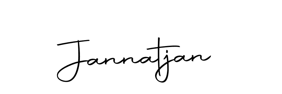 Design your own signature with our free online signature maker. With this signature software, you can create a handwritten (Autography-DOLnW) signature for name Jannatjan. Jannatjan signature style 10 images and pictures png