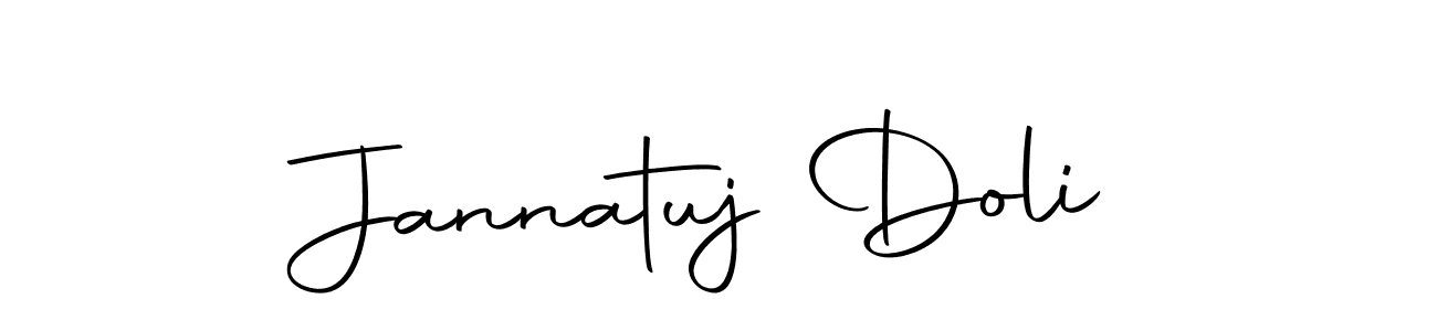 Jannatuj Doli stylish signature style. Best Handwritten Sign (Autography-DOLnW) for my name. Handwritten Signature Collection Ideas for my name Jannatuj Doli. Jannatuj Doli signature style 10 images and pictures png