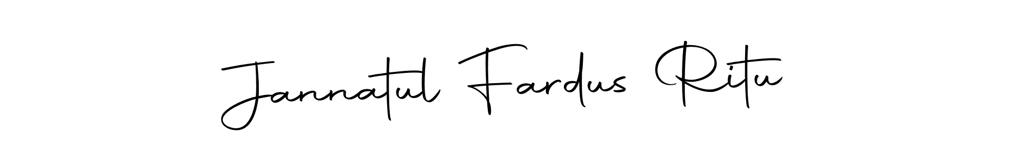 Check out images of Autograph of Jannatul Fardus Ritu name. Actor Jannatul Fardus Ritu Signature Style. Autography-DOLnW is a professional sign style online. Jannatul Fardus Ritu signature style 10 images and pictures png