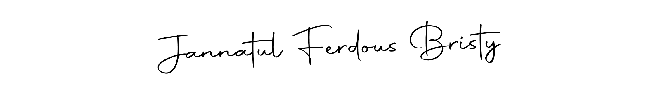 It looks lik you need a new signature style for name Jannatul Ferdous Bristy. Design unique handwritten (Autography-DOLnW) signature with our free signature maker in just a few clicks. Jannatul Ferdous Bristy signature style 10 images and pictures png