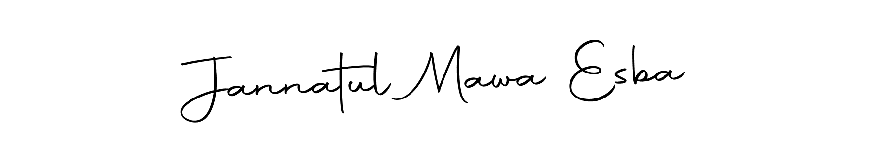 Similarly Autography-DOLnW is the best handwritten signature design. Signature creator online .You can use it as an online autograph creator for name Jannatul Mawa Esba. Jannatul Mawa Esba signature style 10 images and pictures png