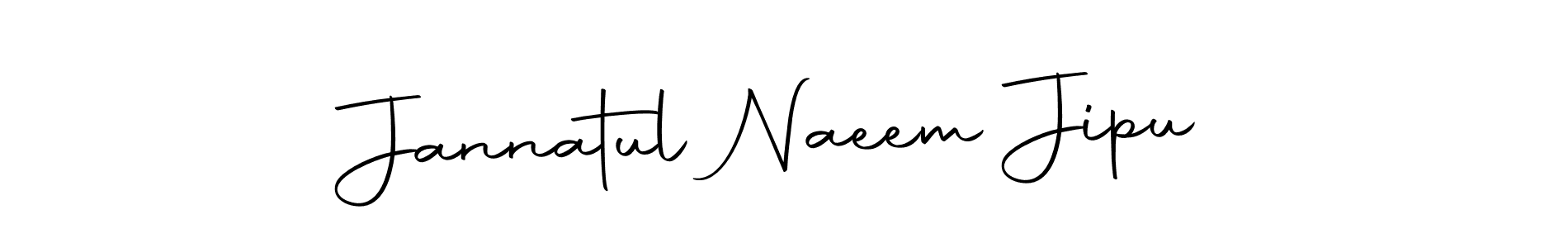 Make a beautiful signature design for name Jannatul Naeem Jipu. Use this online signature maker to create a handwritten signature for free. Jannatul Naeem Jipu signature style 10 images and pictures png