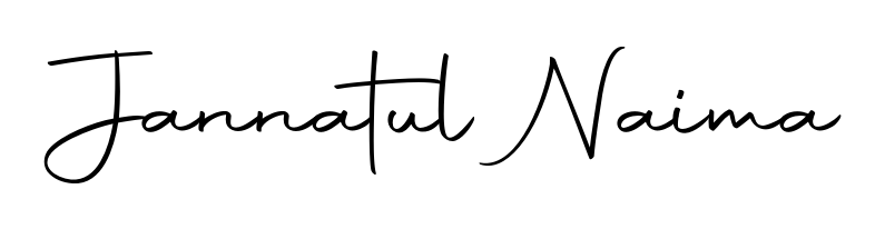 Make a beautiful signature design for name Jannatul Naima. With this signature (Autography-DOLnW) style, you can create a handwritten signature for free. Jannatul Naima signature style 10 images and pictures png