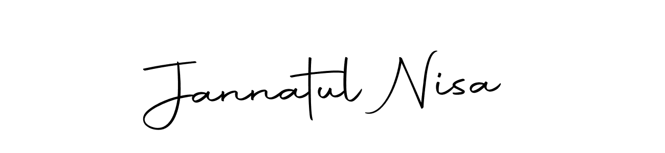 Make a beautiful signature design for name Jannatul Nisa. Use this online signature maker to create a handwritten signature for free. Jannatul Nisa signature style 10 images and pictures png