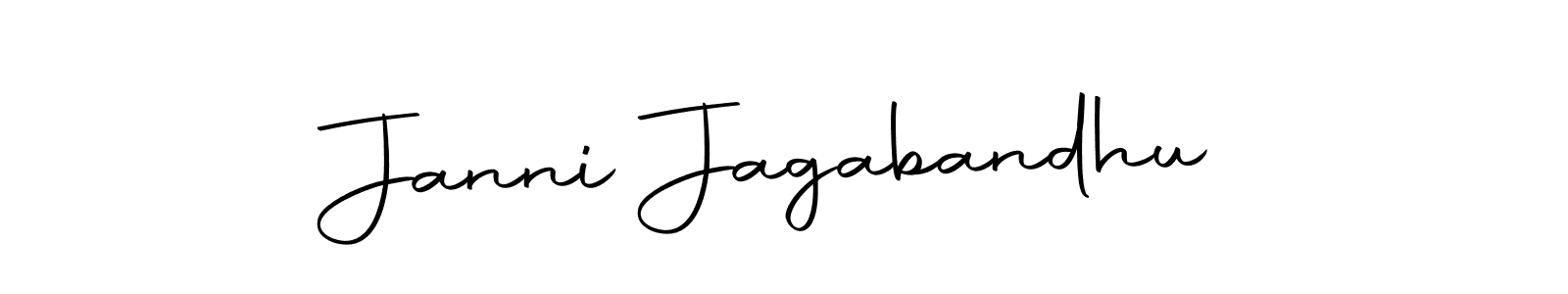 Create a beautiful signature design for name Janni Jagabandhu. With this signature (Autography-DOLnW) fonts, you can make a handwritten signature for free. Janni Jagabandhu signature style 10 images and pictures png
