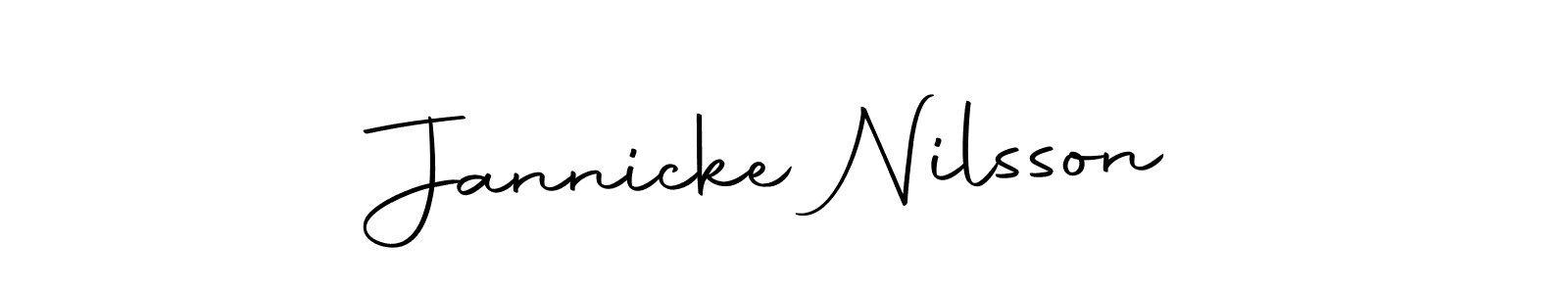The best way (Autography-DOLnW) to make a short signature is to pick only two or three words in your name. The name Jannicke Nilsson include a total of six letters. For converting this name. Jannicke Nilsson signature style 10 images and pictures png