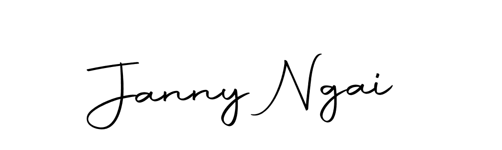 You should practise on your own different ways (Autography-DOLnW) to write your name (Janny Ngai) in signature. don't let someone else do it for you. Janny Ngai signature style 10 images and pictures png