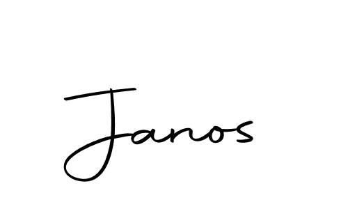 Make a beautiful signature design for name Janos. With this signature (Autography-DOLnW) style, you can create a handwritten signature for free. Janos signature style 10 images and pictures png