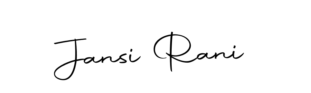 Design your own signature with our free online signature maker. With this signature software, you can create a handwritten (Autography-DOLnW) signature for name Jansi Rani. Jansi Rani signature style 10 images and pictures png